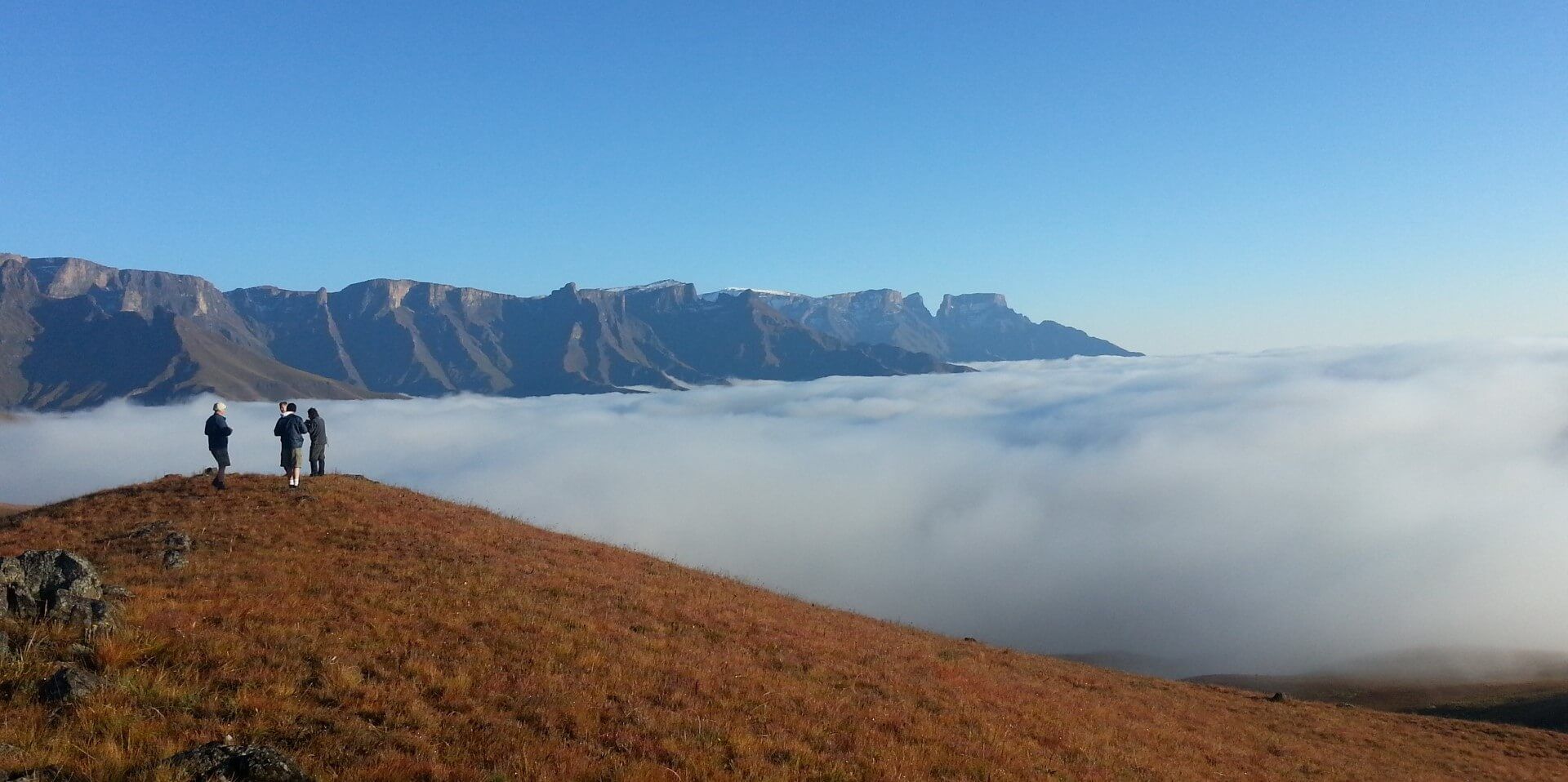Morning view from Centenary Hut