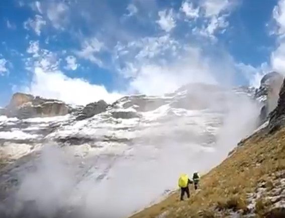 Mafadi covered in snow