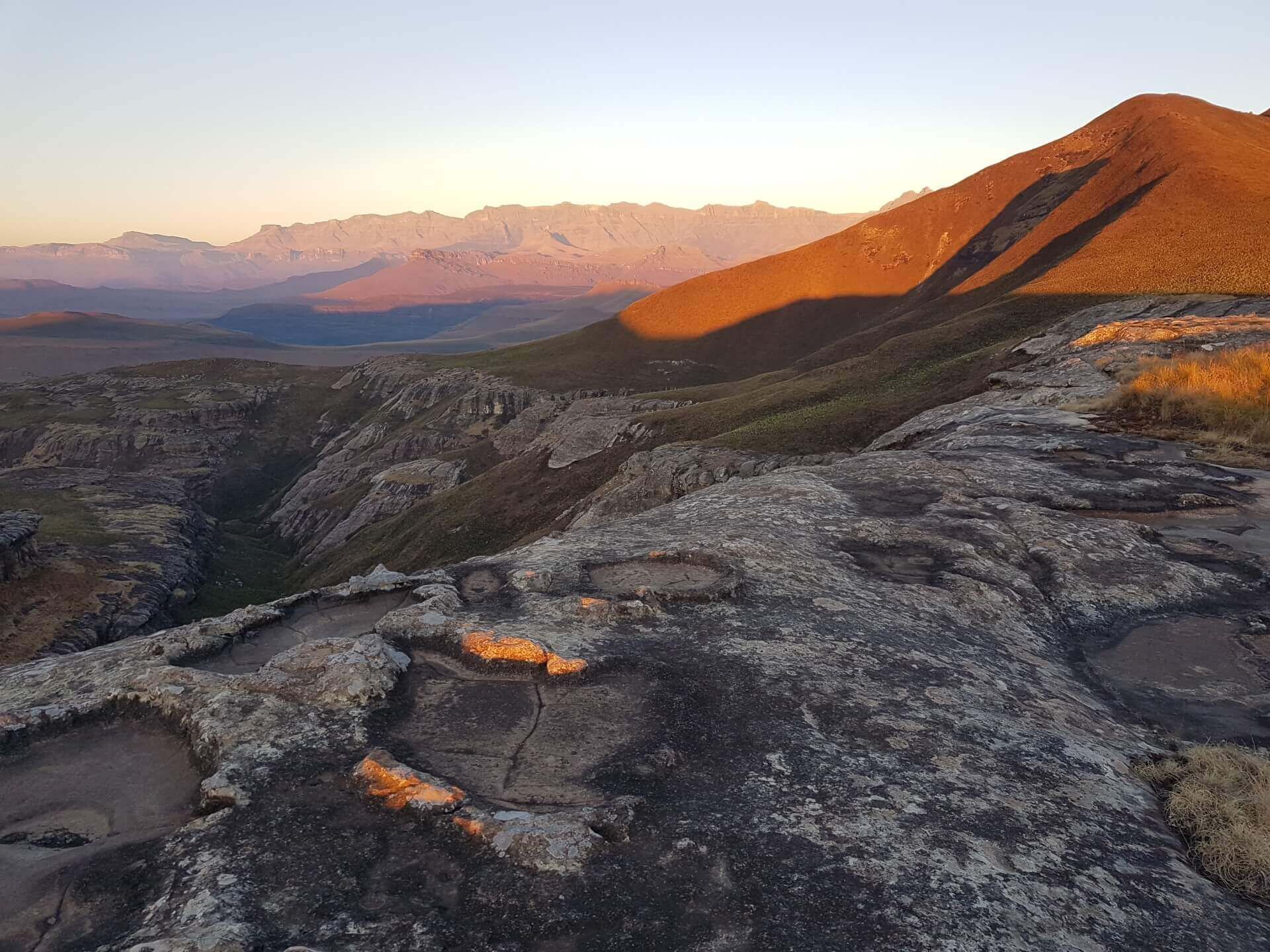 View from above Lakes Cave